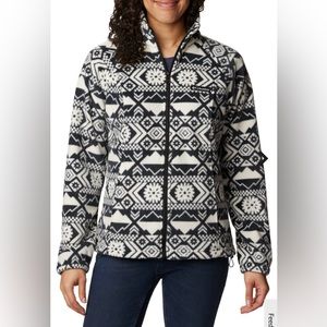 Columbia Printed Full-Zip Jacket for Ladies, size Large